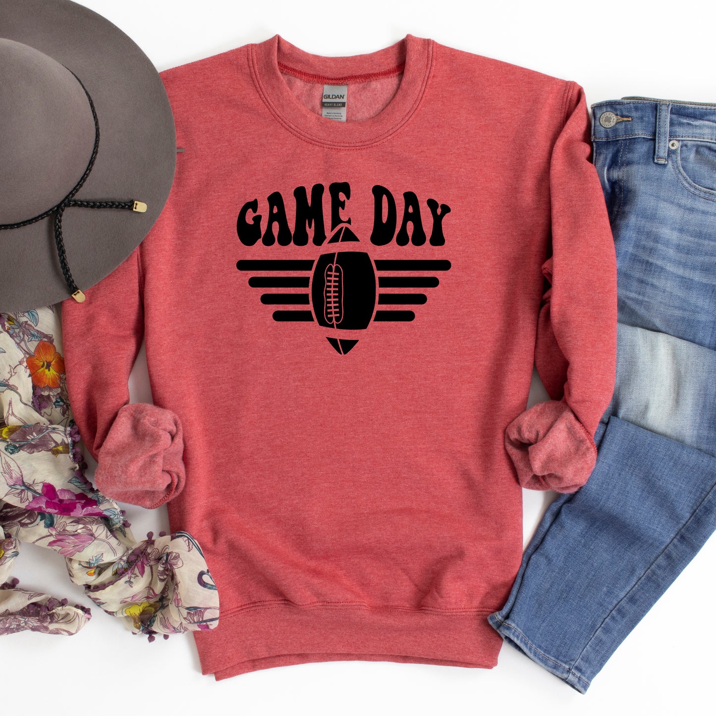 Football Game Day Stripes | Sweatshirt