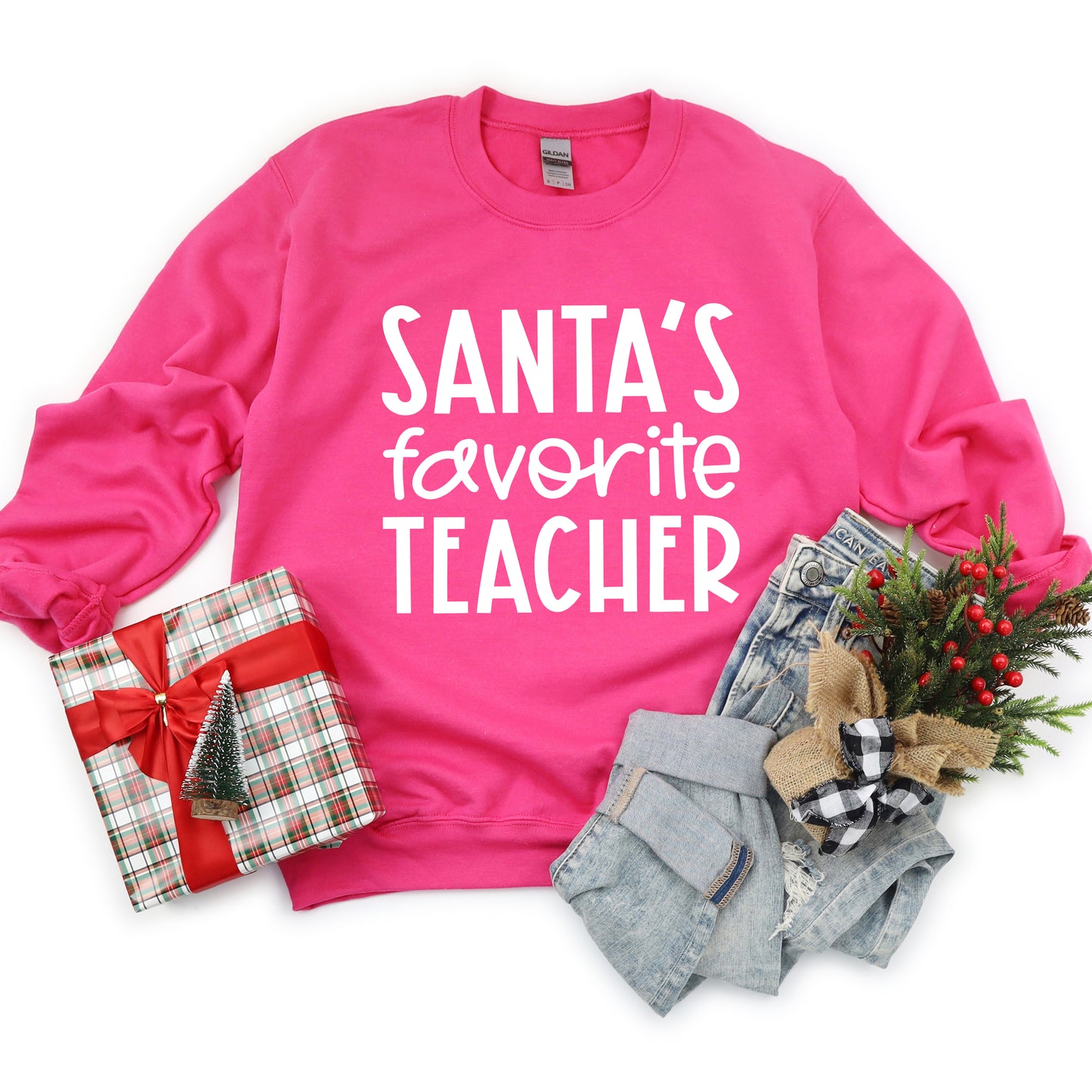 Santa's Favorite Teacher | Sweatshirt