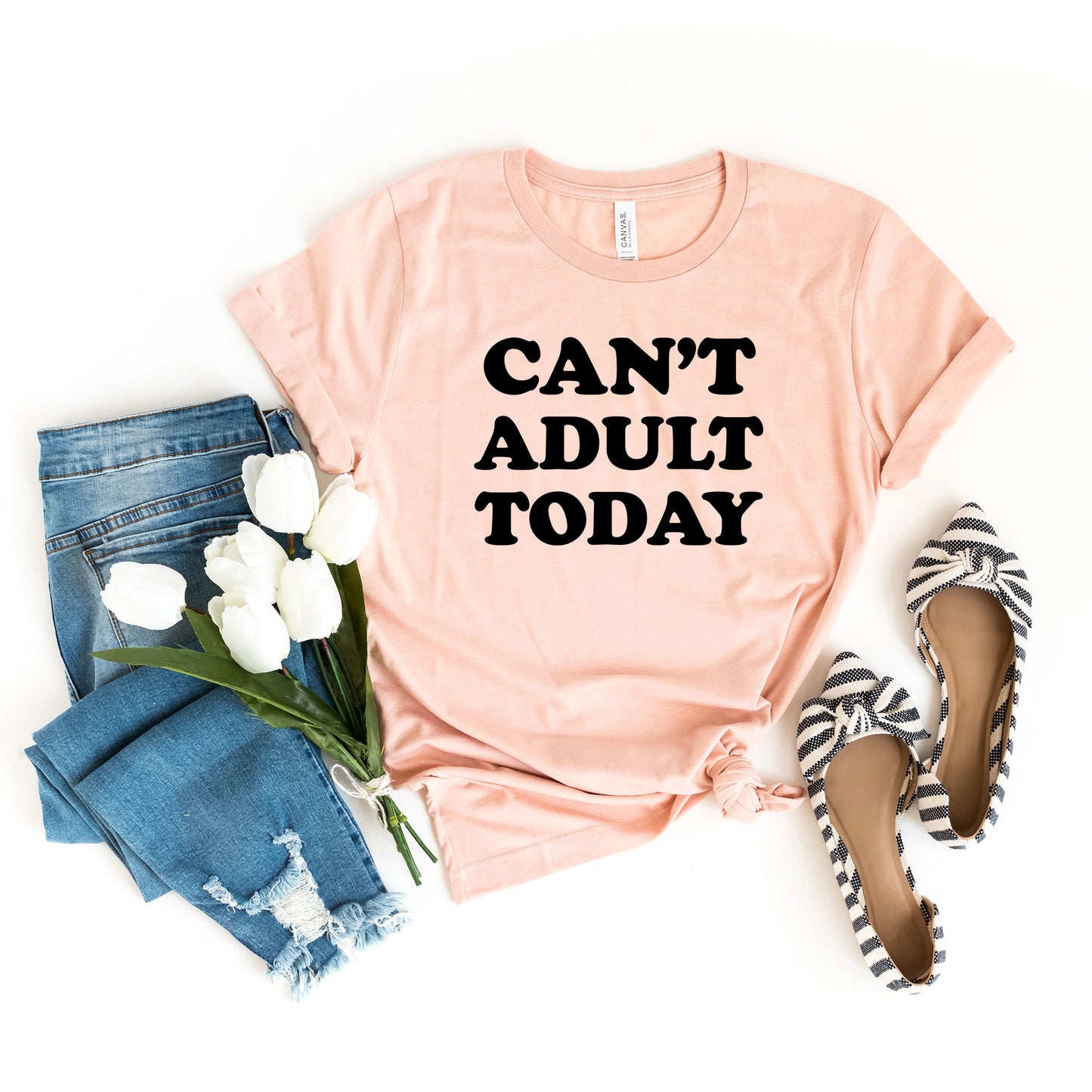 Can't Adult Today Bold | Short Sleeve Graphic Tee