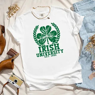 Irish University | Garment Dyed Tee