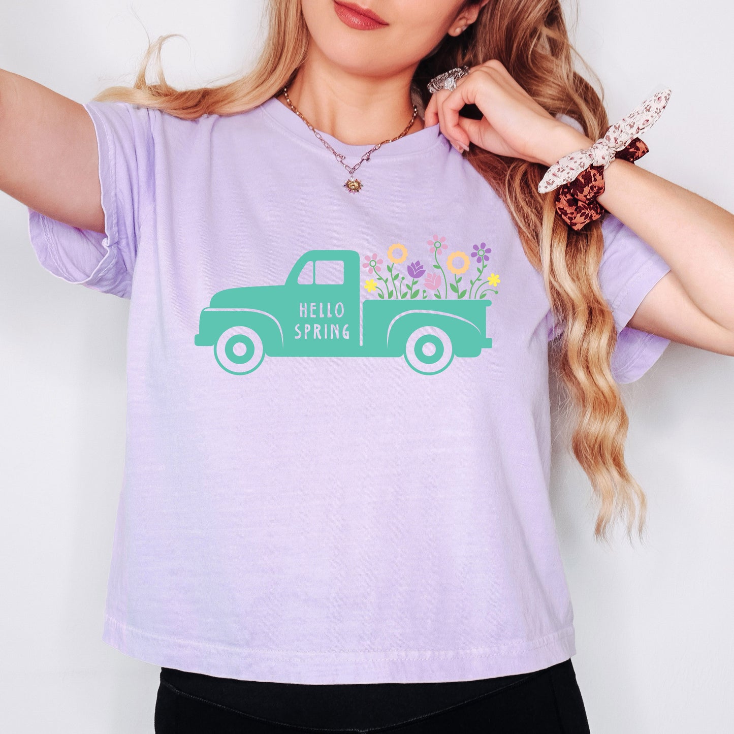 Spring Truck | Relaxed Fit Cropped Tee