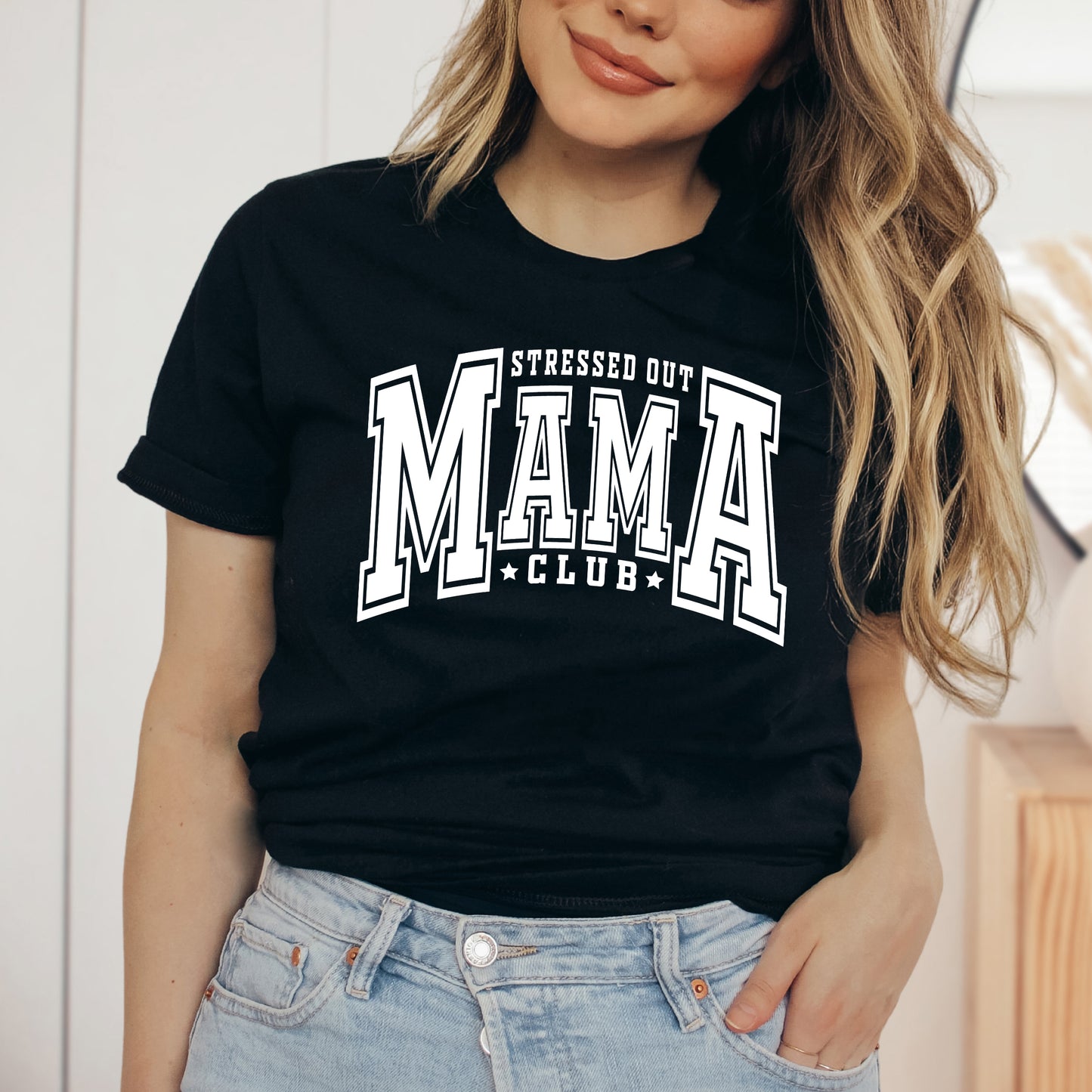 Stressed Out Mama Club | Short Sleeve Graphic Tee