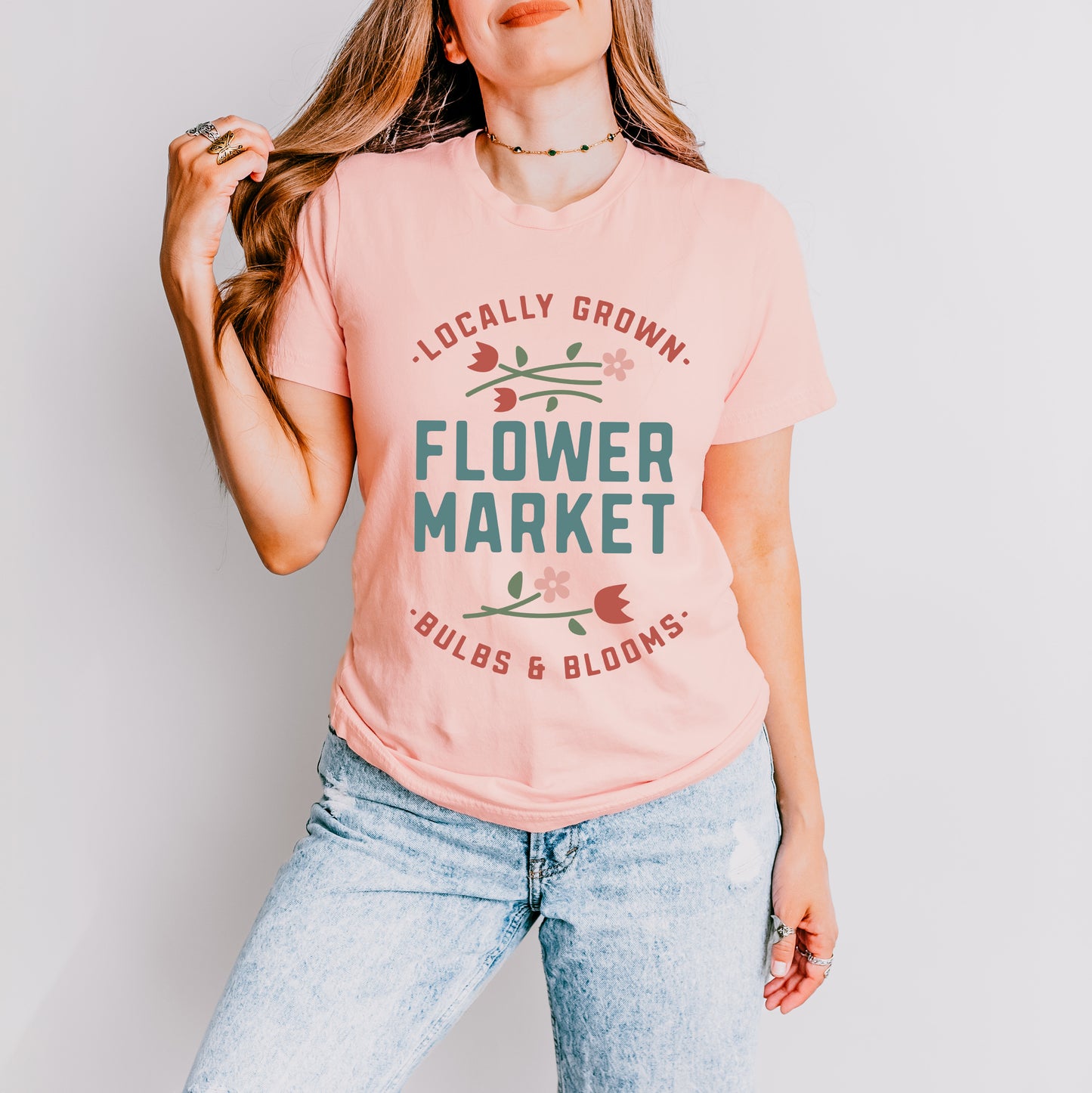 Locally Grown Flower Market | Short Sleeve Crew Neck