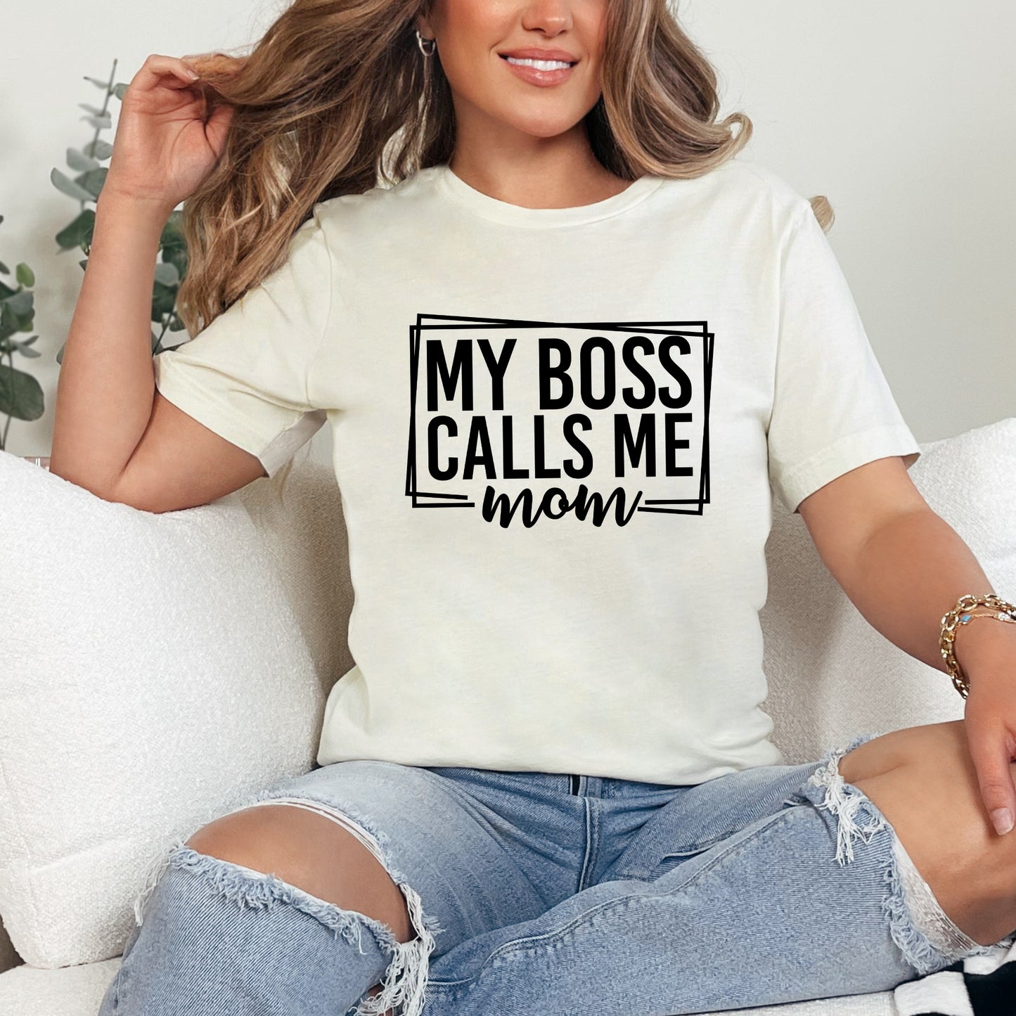 My Boss Calls Me Mom | Short Sleeve Graphic Tee