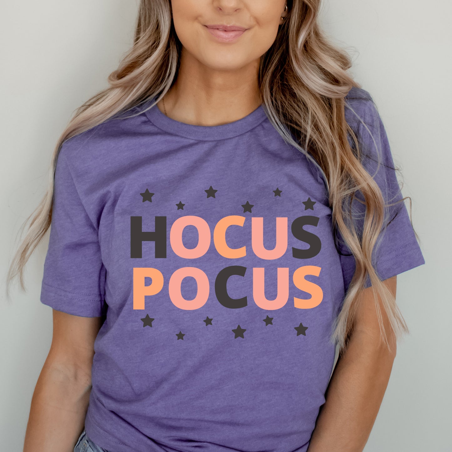 Hocus Pocus Colorful Stars | Short Sleeve Graphic Tee