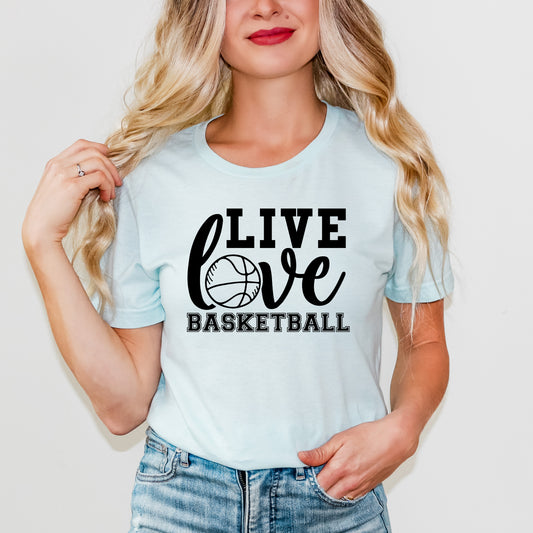 Live Love Basketball | Short Sleeve Graphic Tee