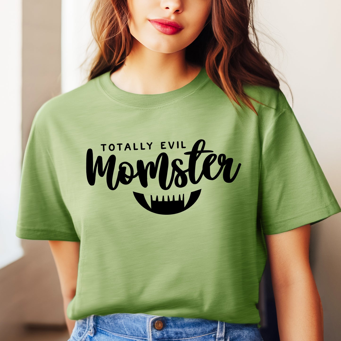 Totally Evil Momster | Short Sleeve Crew Neck