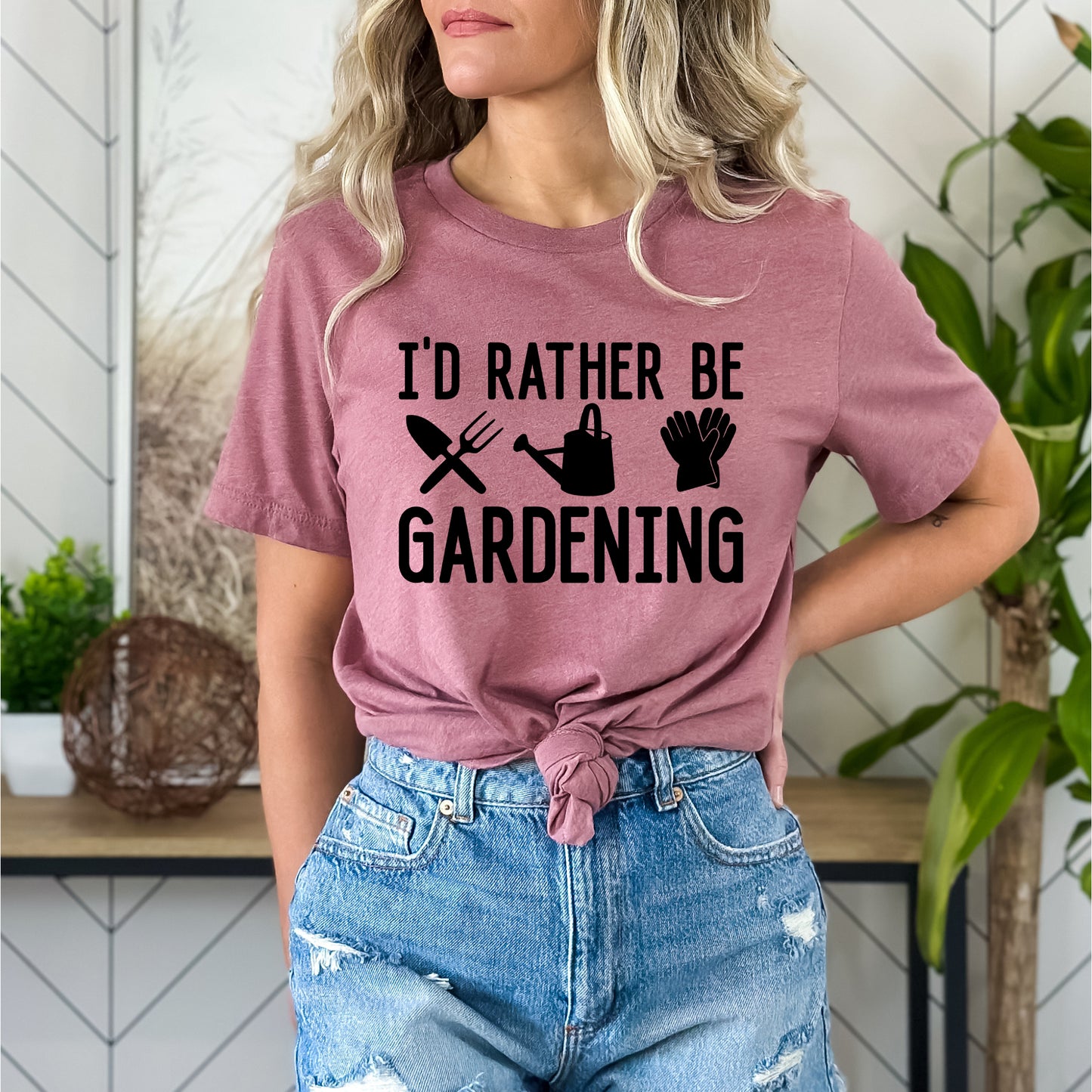 I'd Rather Be Gardening | Short Sleeve Graphic Tee