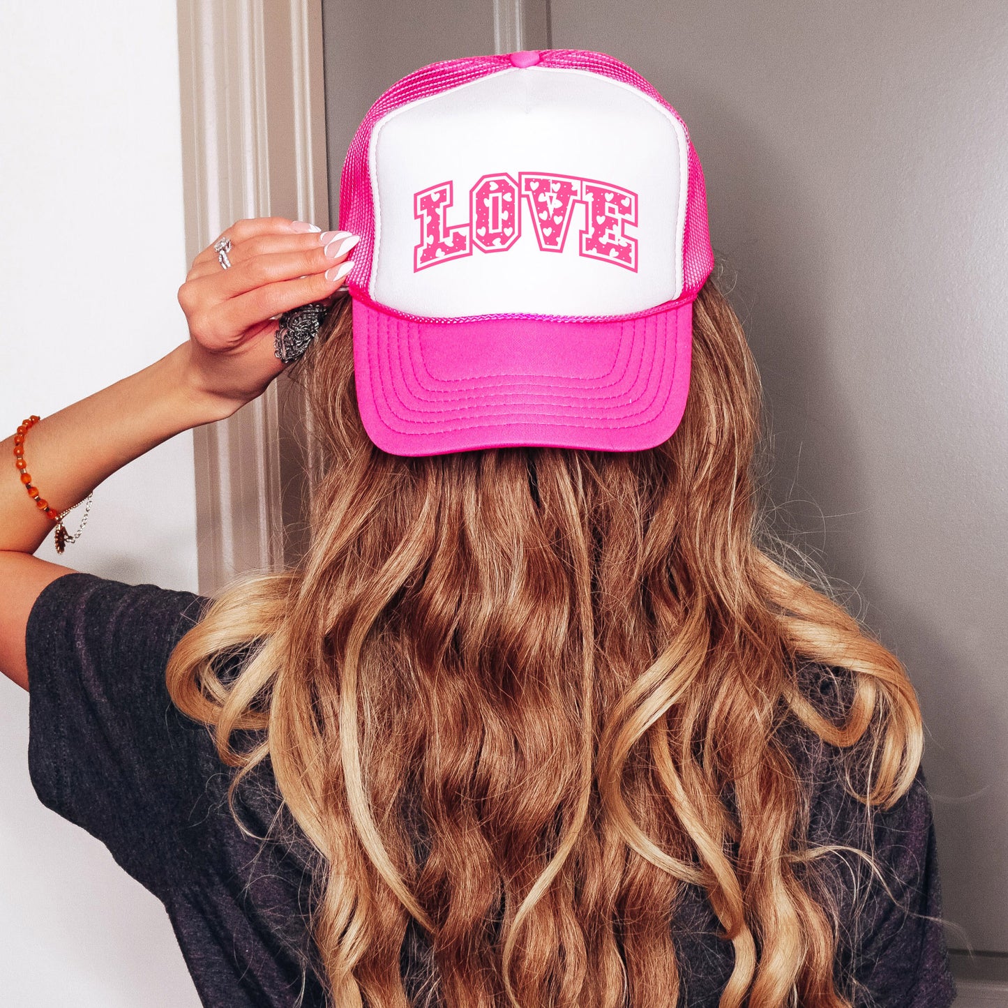 Love Varsity Hearts | Foam Trucker Hat