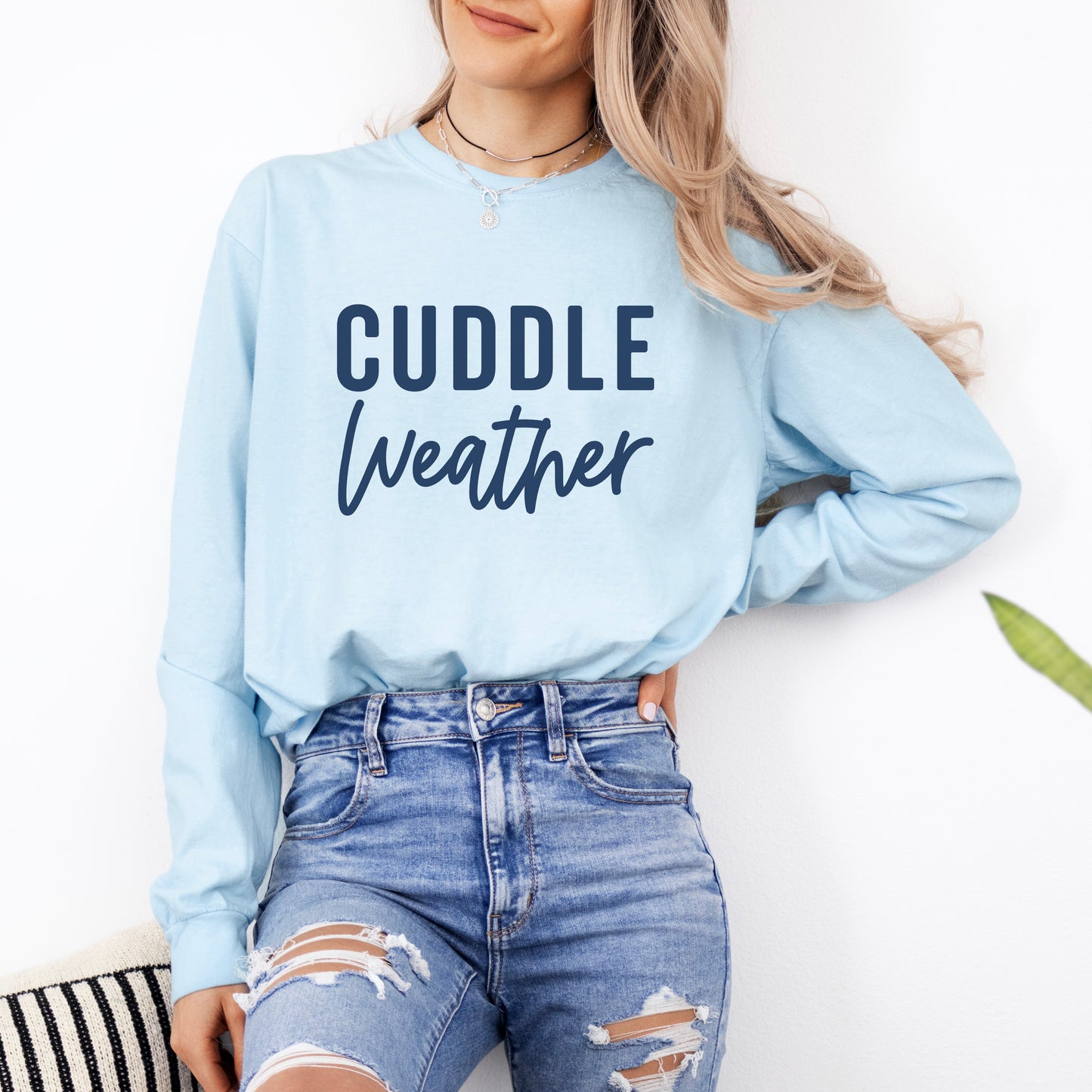 Cuddle Weather | Garment Dyed Long Sleeve