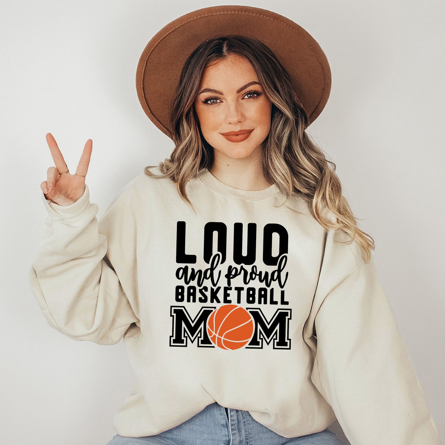 Loud And Proud Basketball Mom | Sweatshirt