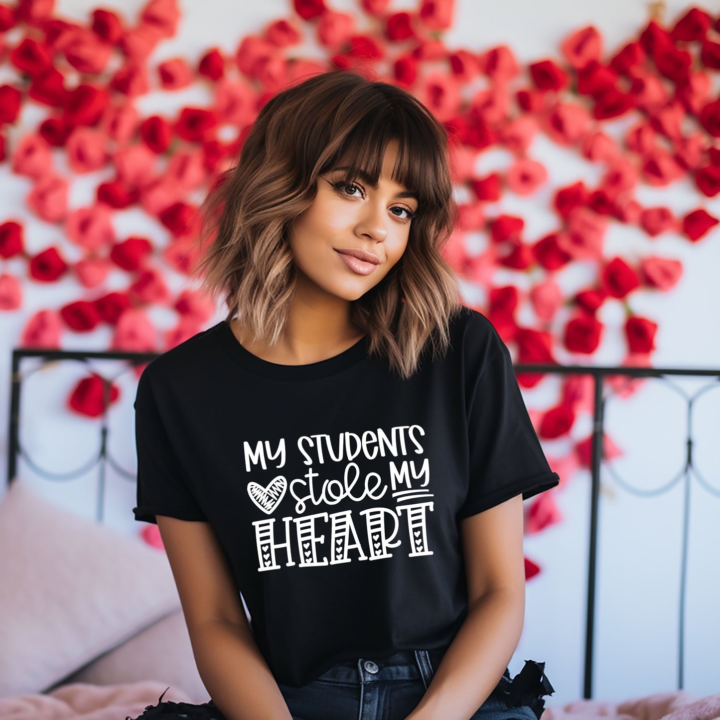 My Students Stole My Heart | Short Sleeve Graphic Tee