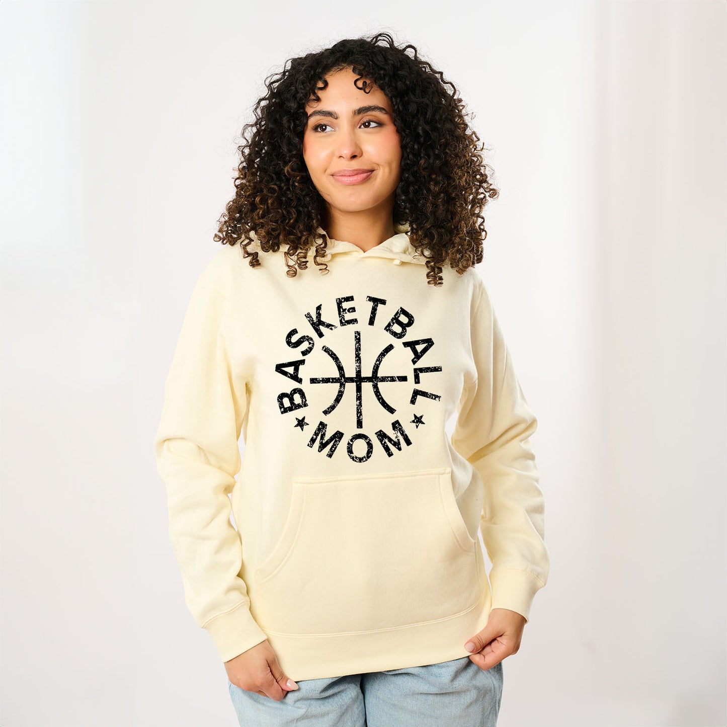 Basketball Mom Distressed | Hoodie