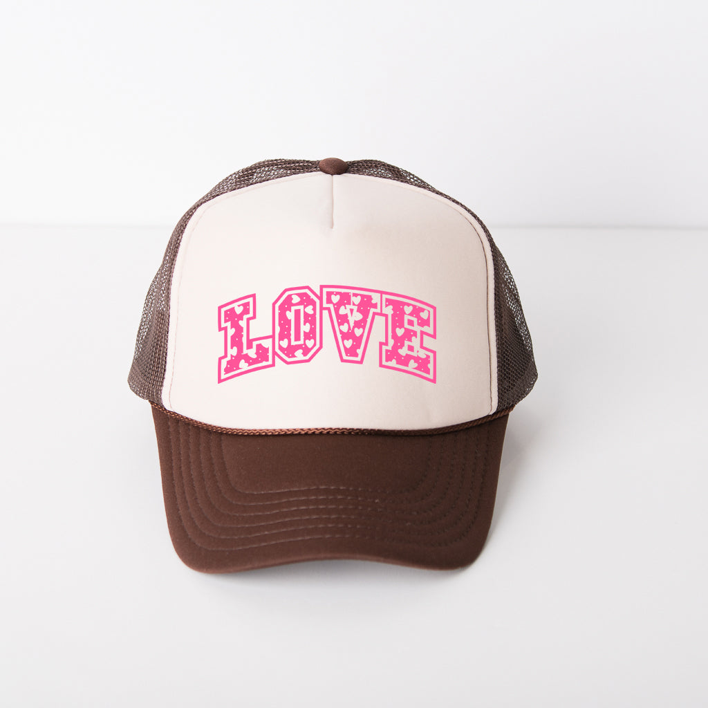 Love Varsity Hearts | Foam Trucker Hat