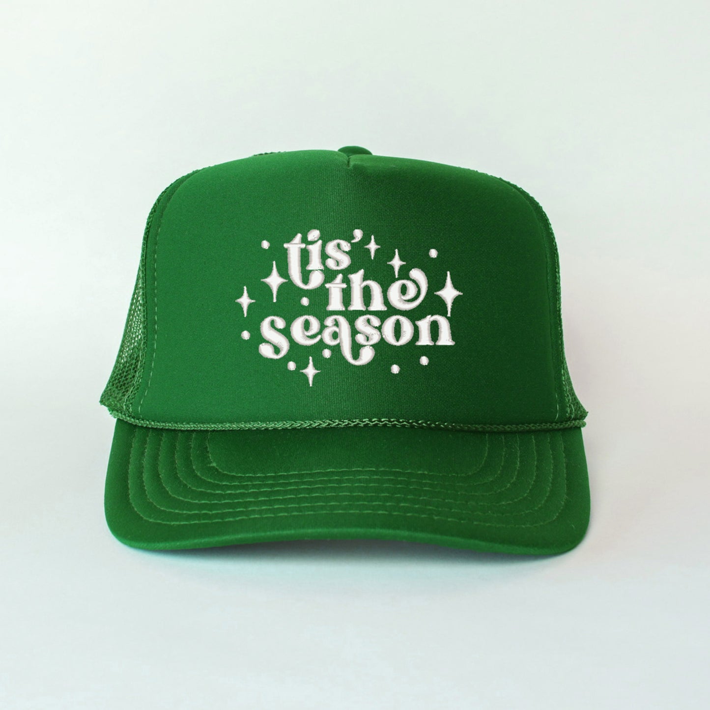 Embroidered Whimsical Tis The Season | Foam Trucker Hat