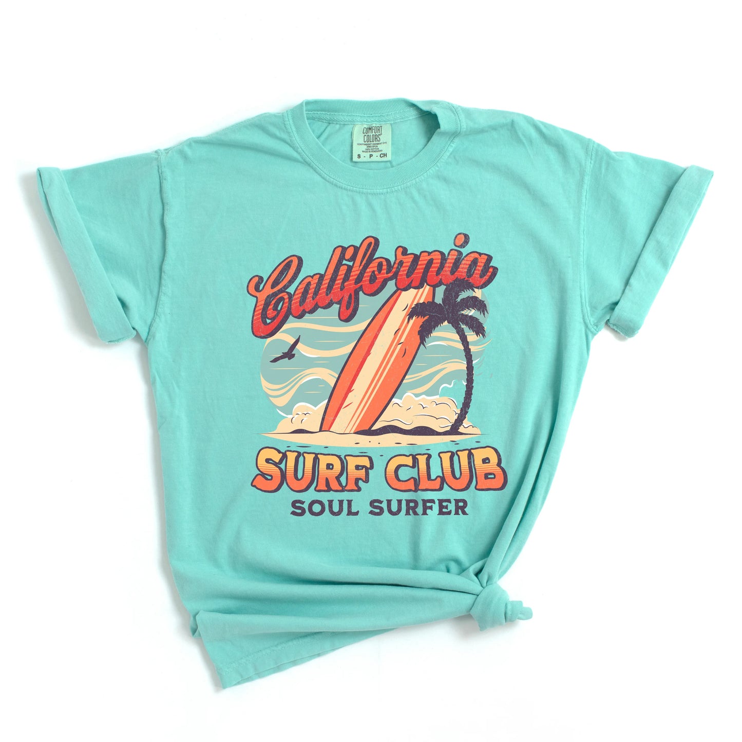 California Surf Club | Garment Dyed Short Sleeve Tee