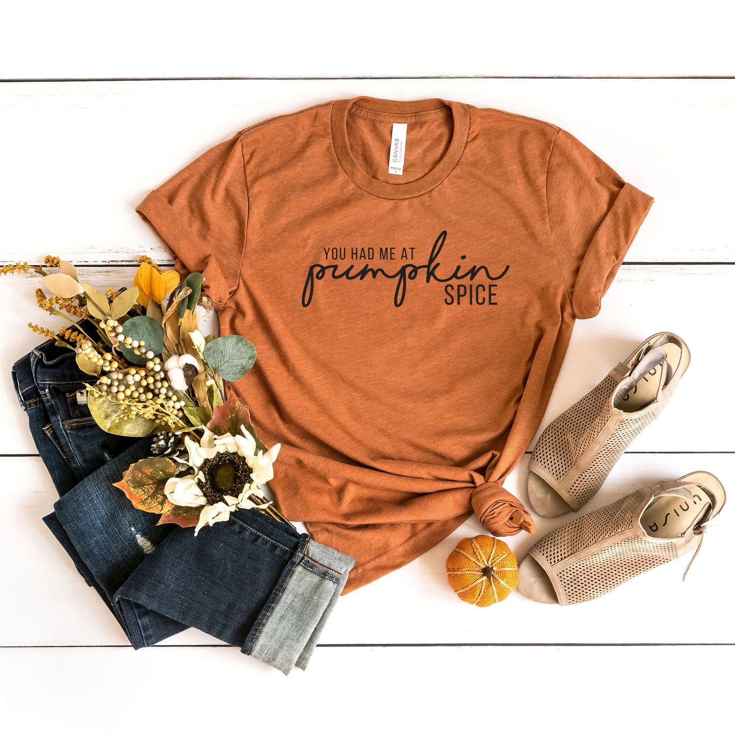 You Had Me At Pumpkin Spice | Short Sleeve Graphic Tee