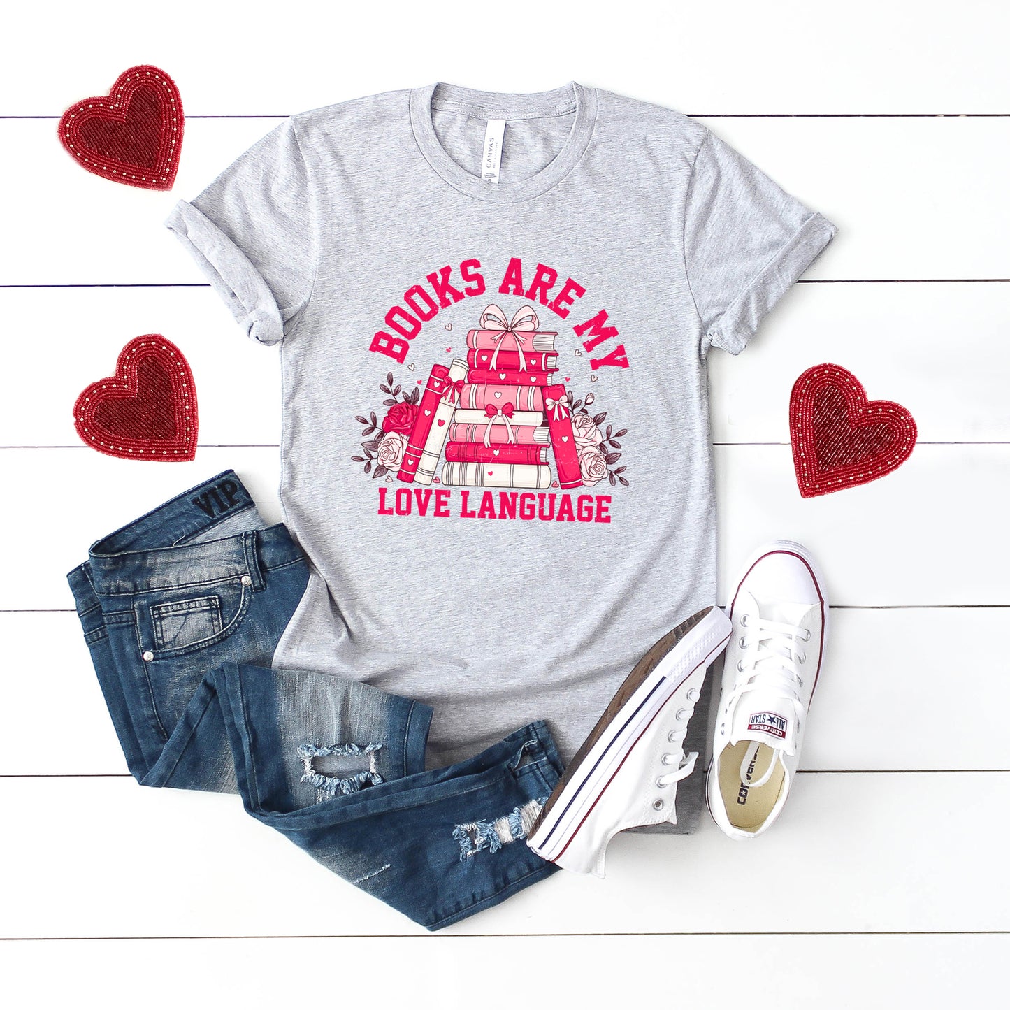 Coquette Books Love Language | Short Sleeve Graphic Tee