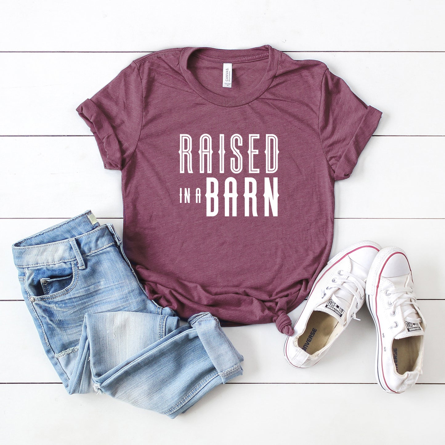 Raised In A Barn | Short Sleeve Crew Neck