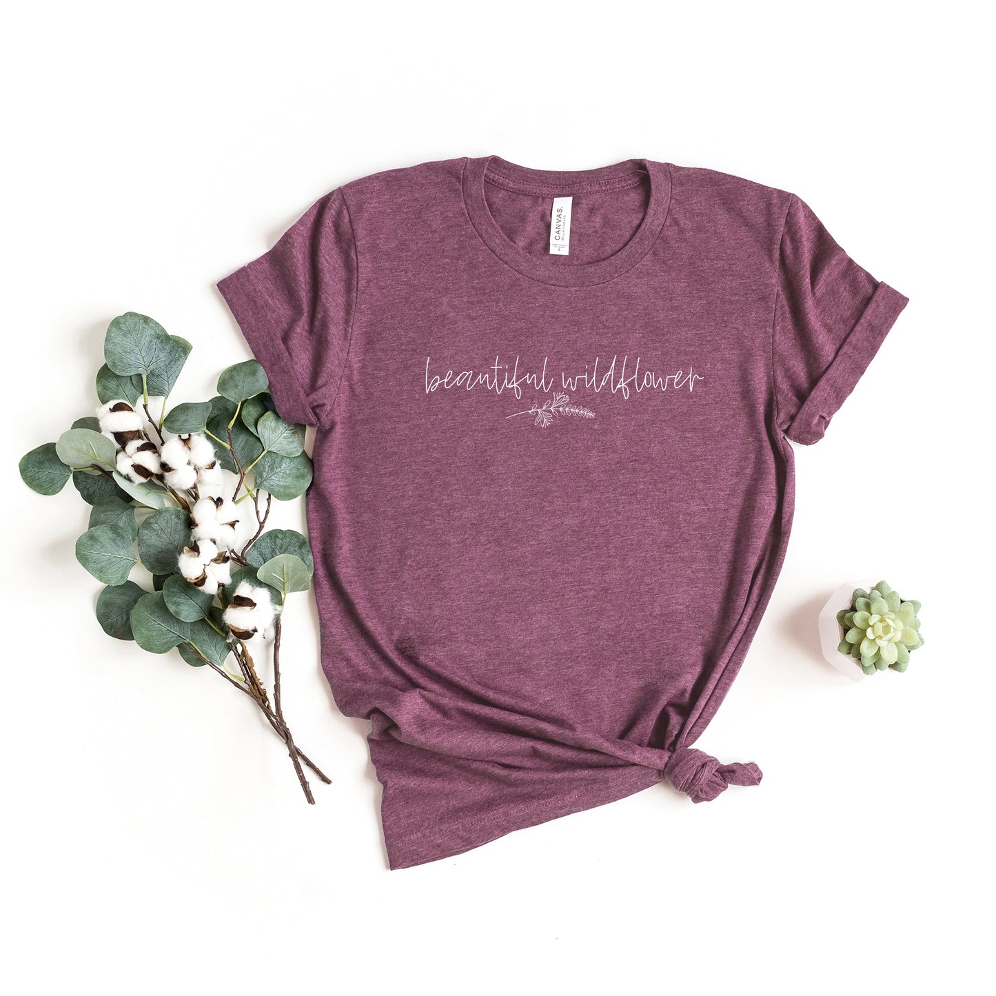 Beautiful Wildflower | Short Sleeve Crew Neck