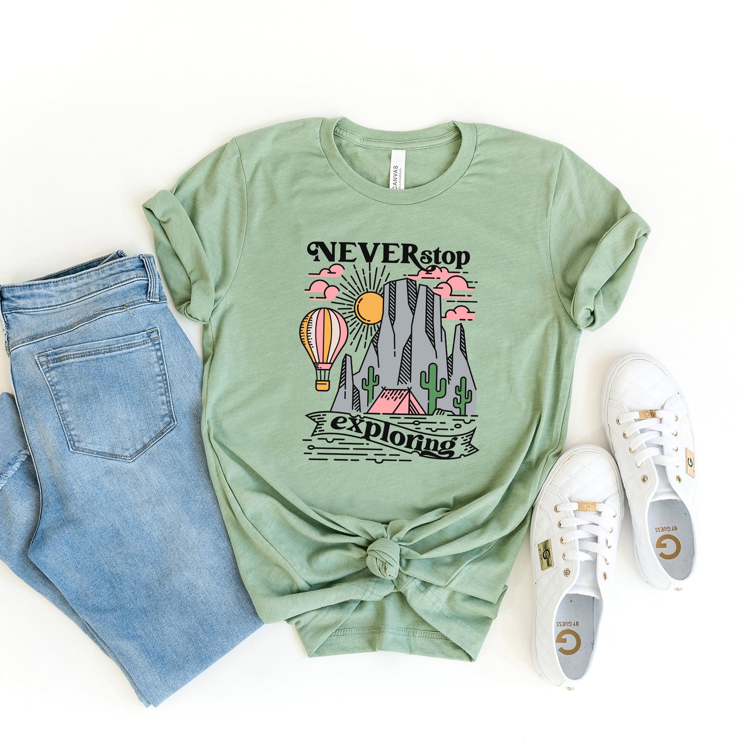 Never Stop Exploring | Short Sleeve Graphic Tee