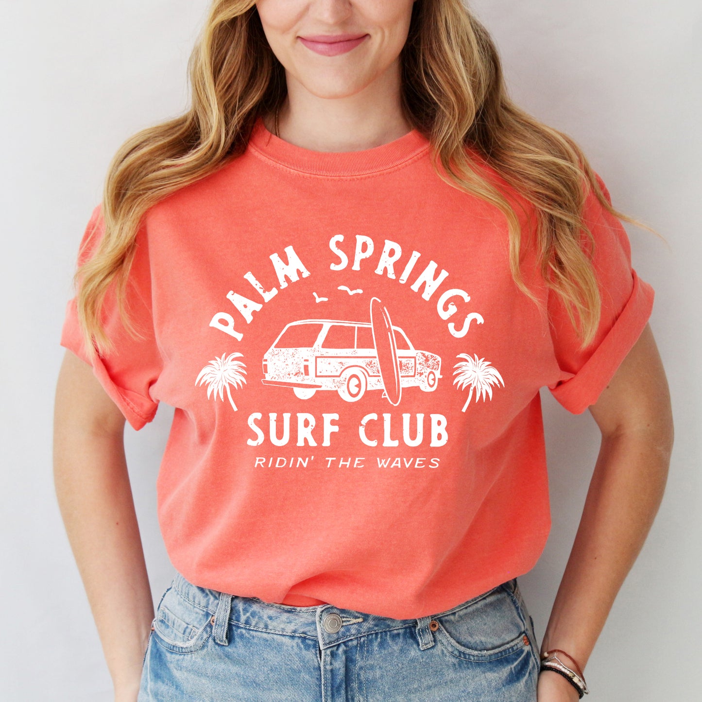 Palm Springs Beach | Garment Dyed Short Sleeve Tee