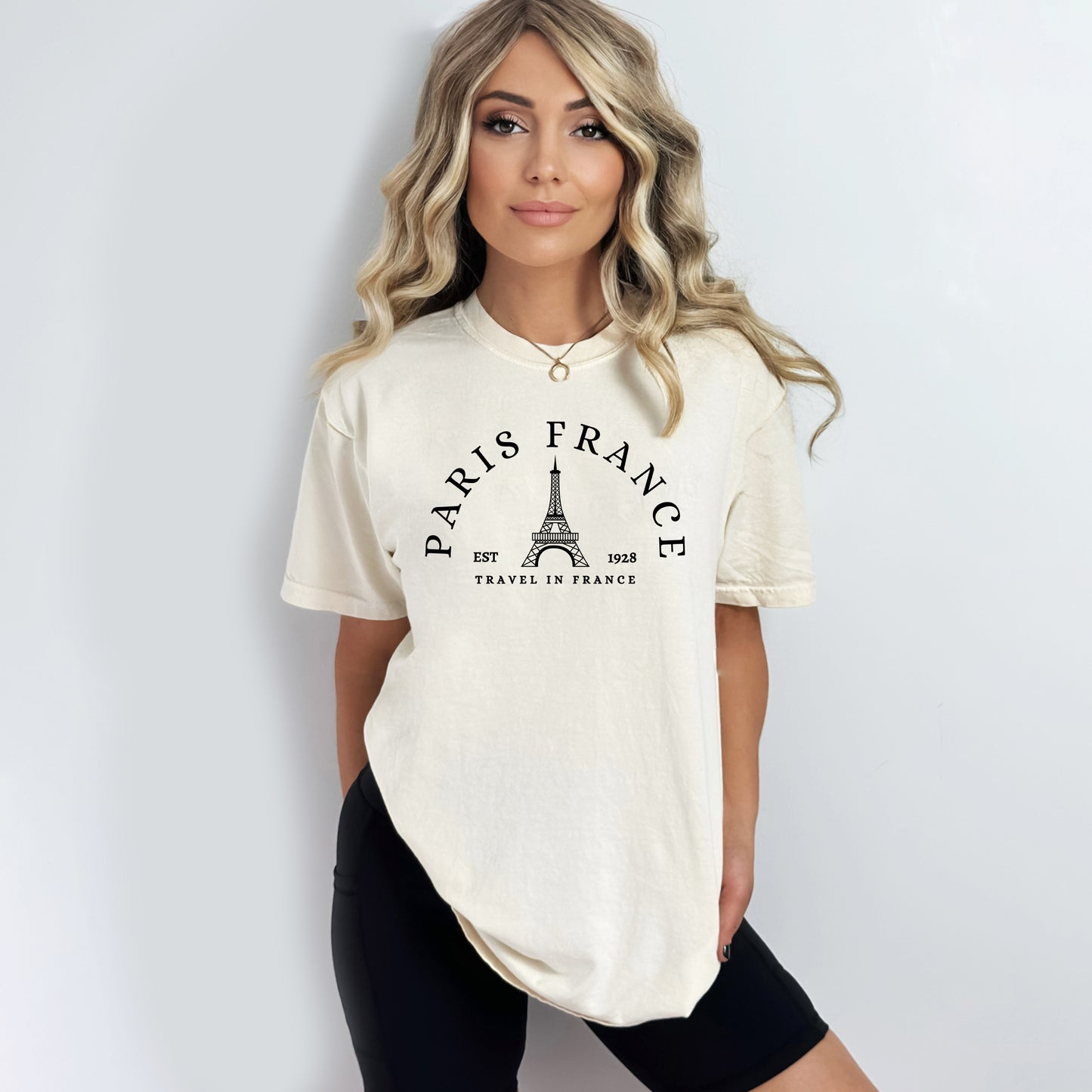 Paris France | Garment Dyed Tee