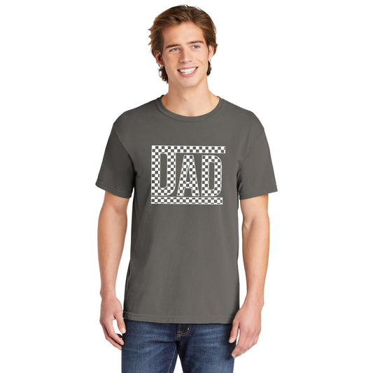 Dad Checkered Box | Men's Garment Dyed Tee