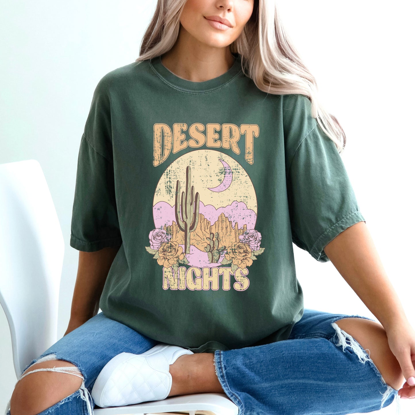 Desert Nights Grunge | Garment Dyed Short Sleeve Tee