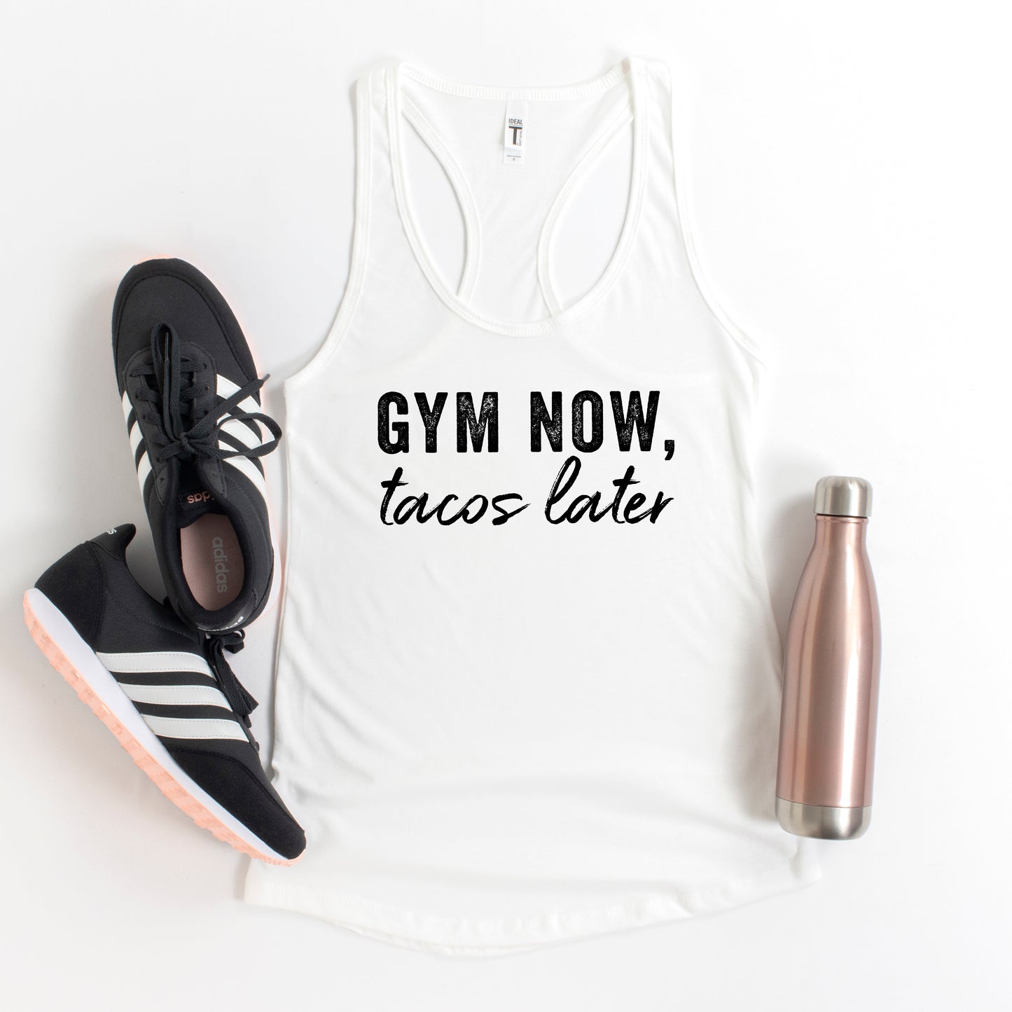 Gym Now Tacos Later | Racerback Tank