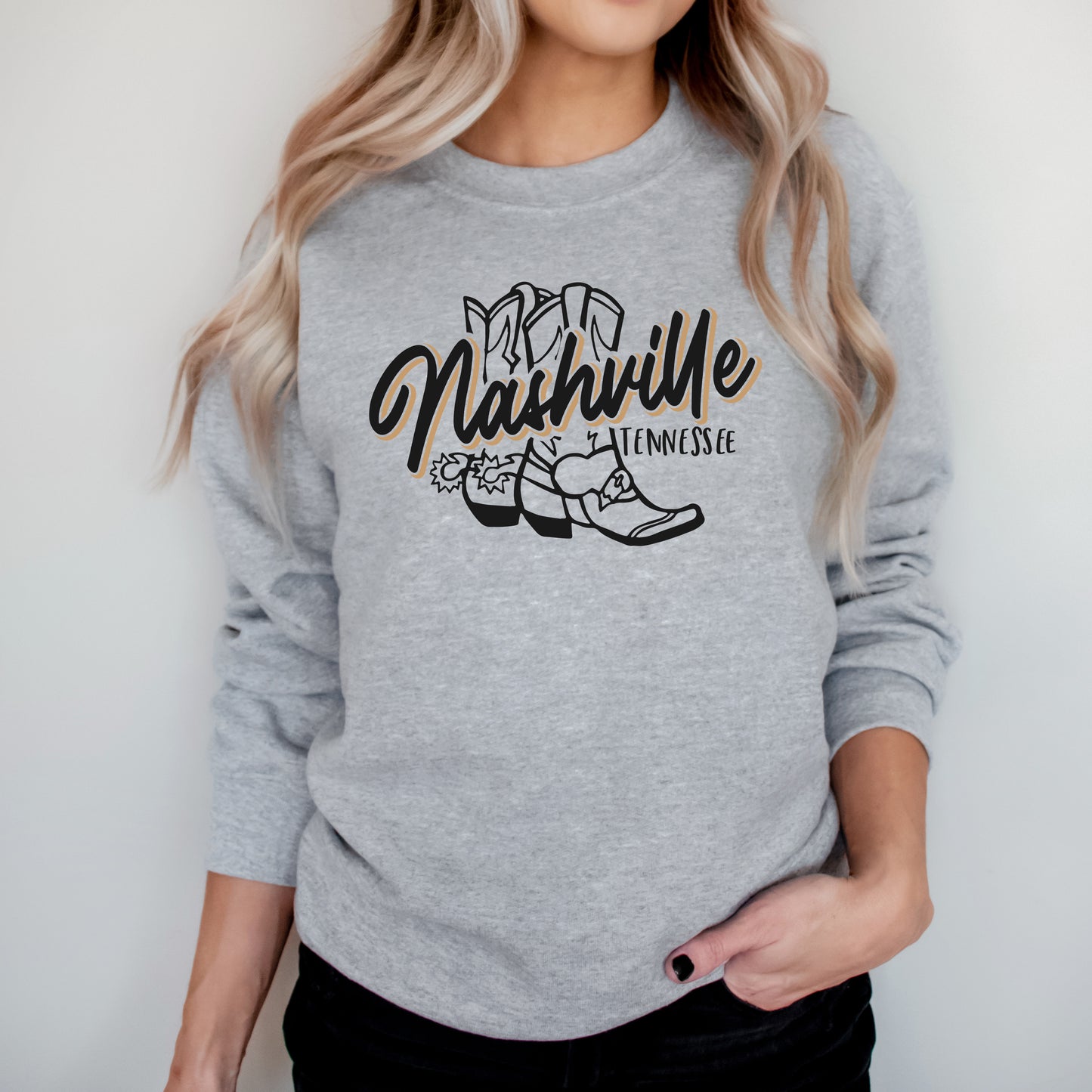 Nashville Tennessee Boots | Sweatshirt