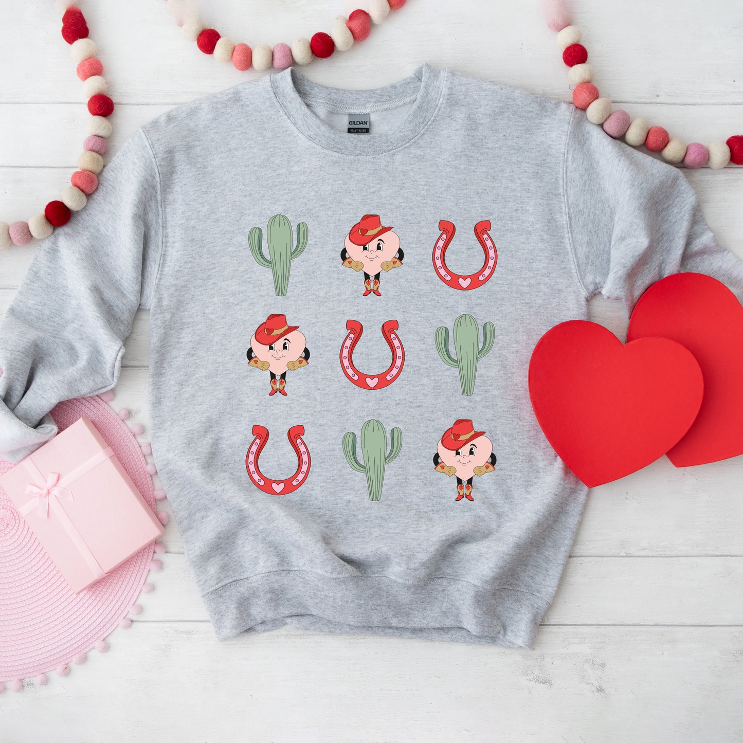 Western Valentine Chart | Sweatshirt