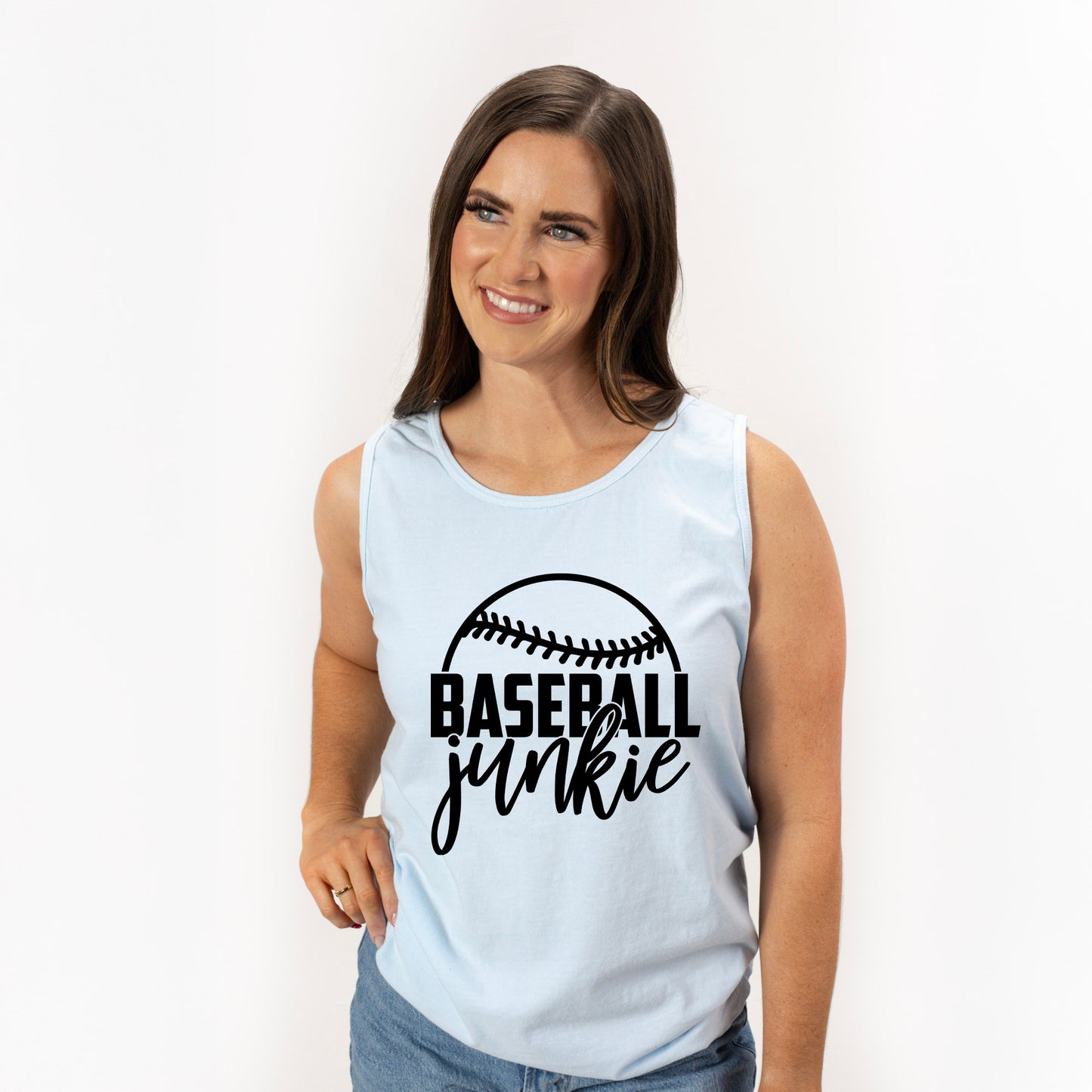 Baseball Junkie | Garment Dyed Tank