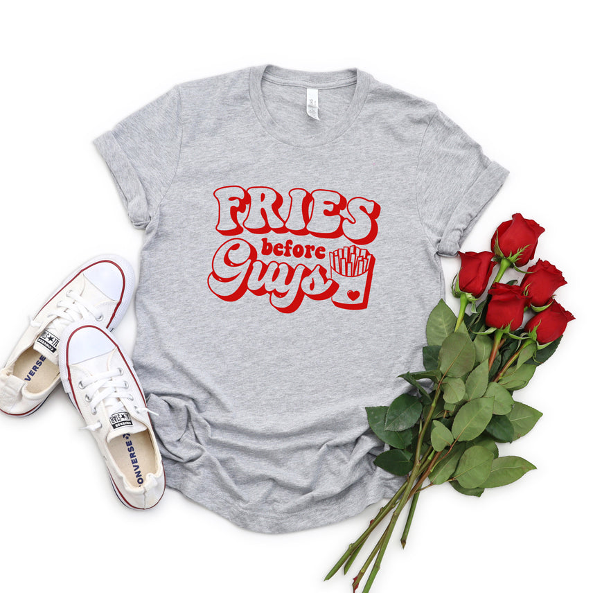 Fries Before Guys Bold | Short Sleeve Graphic Tee