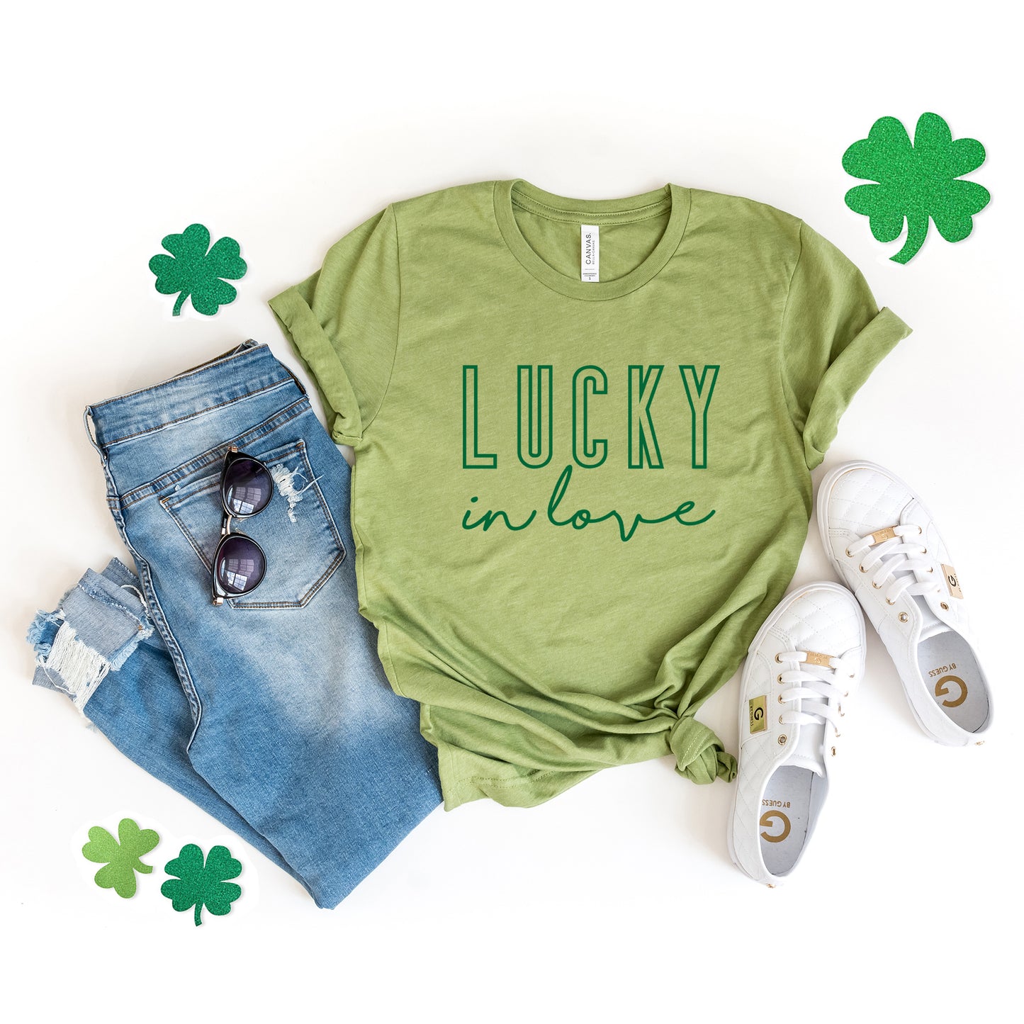 Lucky In Love | Short Sleeve Graphic Tee