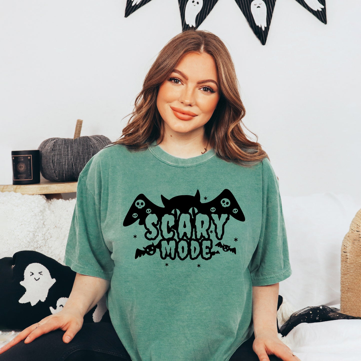 Scary Mode Bat | Garment Dyed Tee