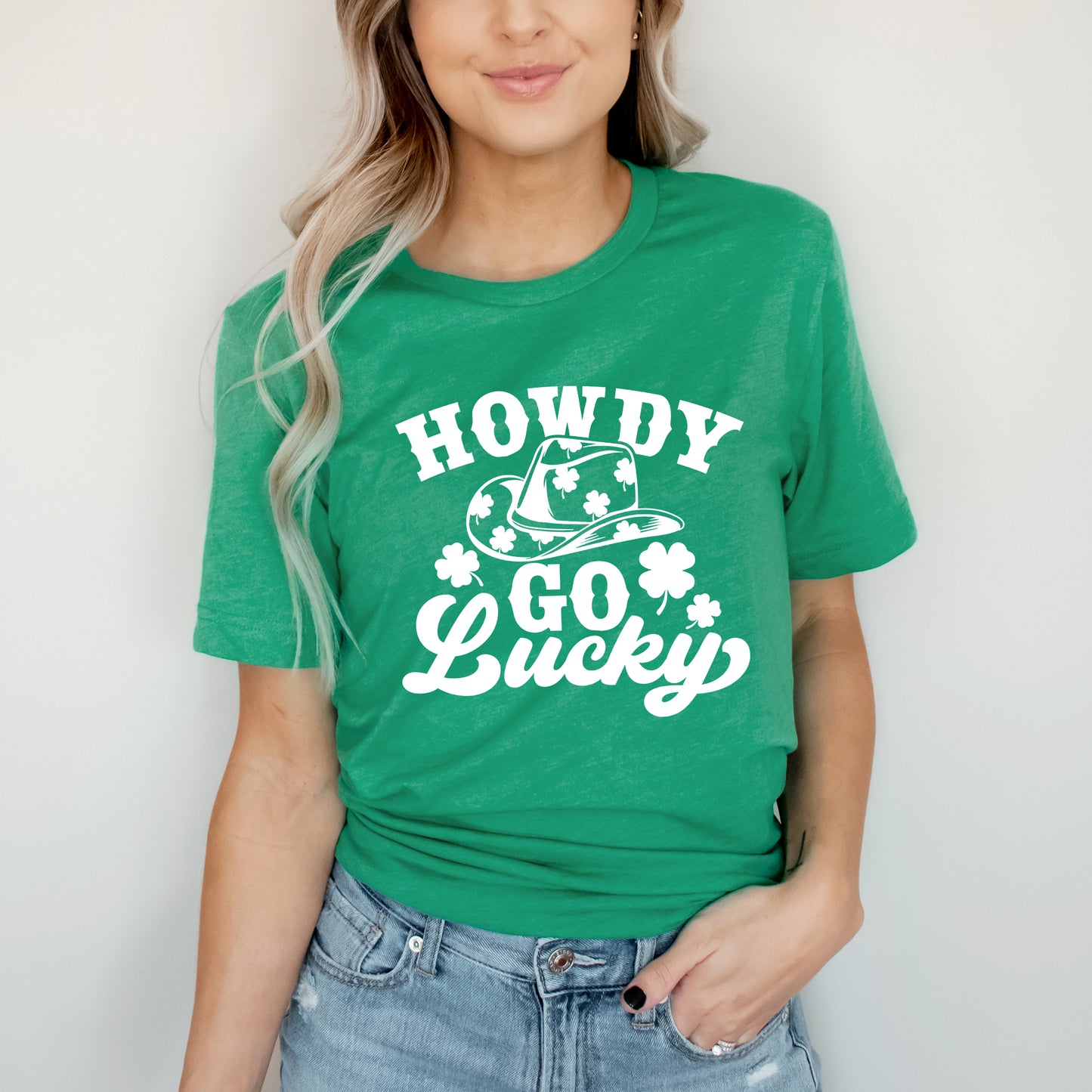 Howdy Go Lucky Clovers | Short Sleeve Graphic Tee