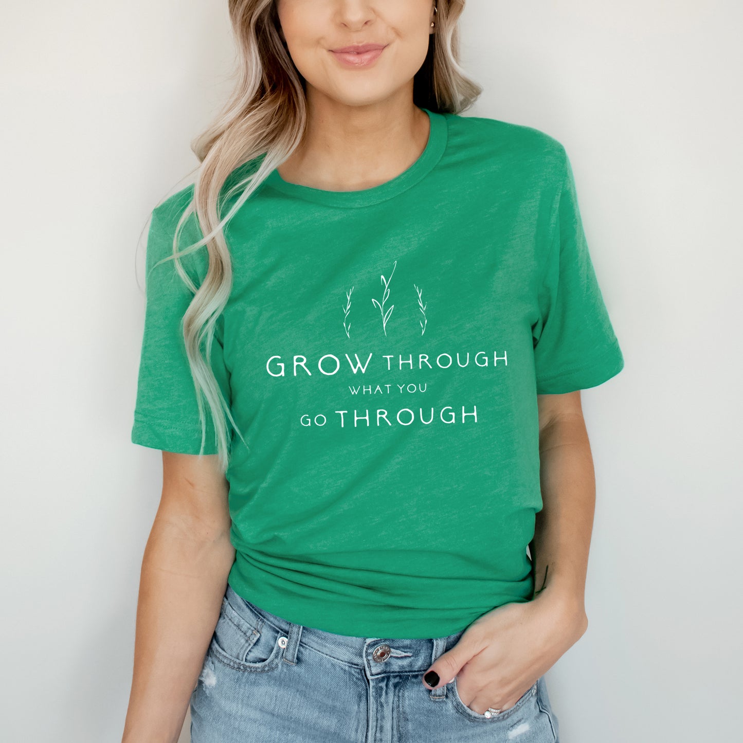 Grow Through What You Go Through | Short Sleeve Graphic Tee