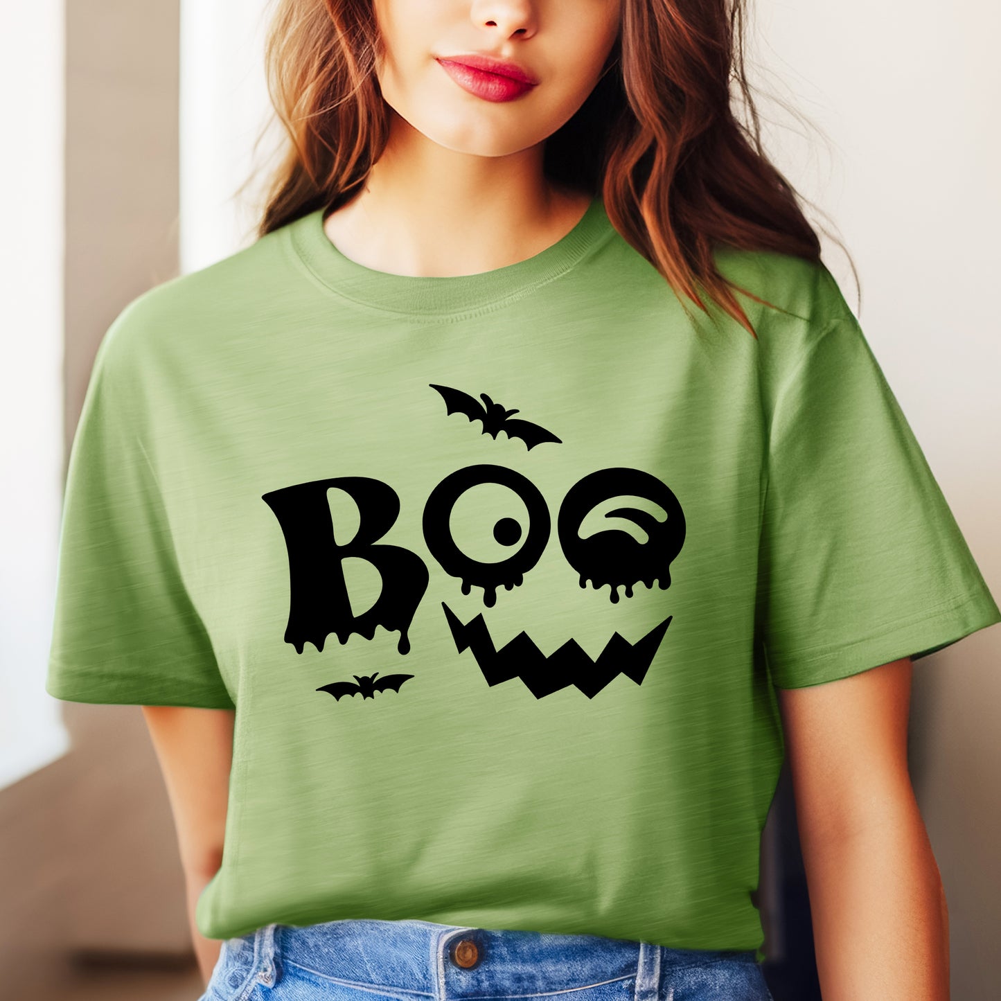 Boo Face | Short Sleeve Crew Neck