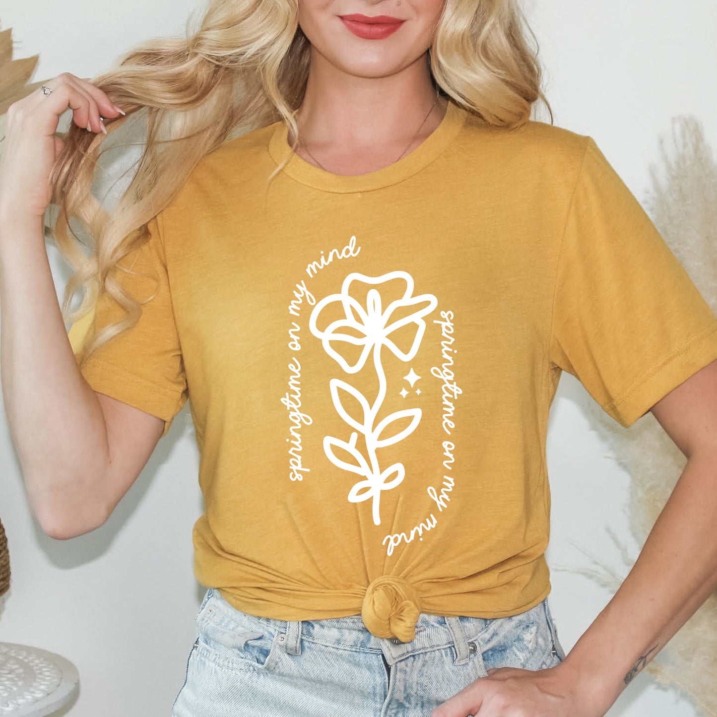 Springtime On My Mind | Short Sleeve Crew Neck