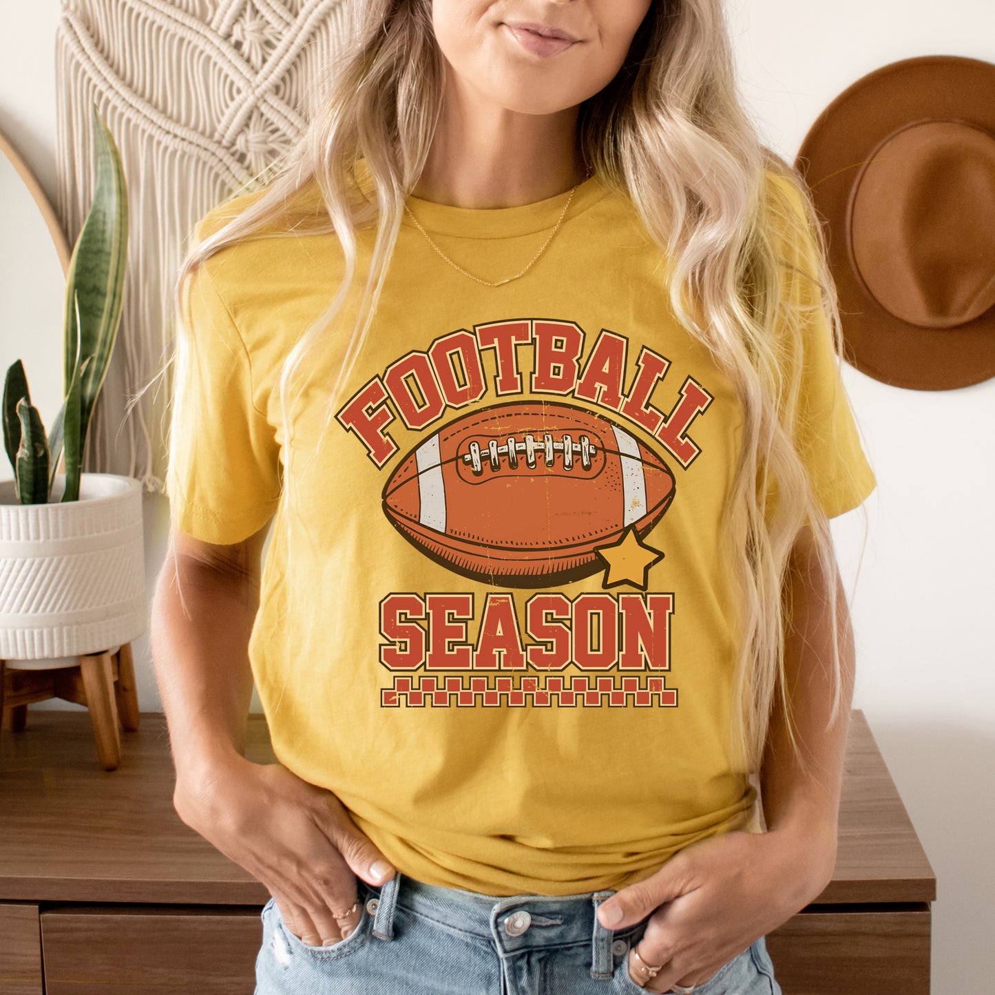 Football Season Star | Short Sleeve Graphic Tee