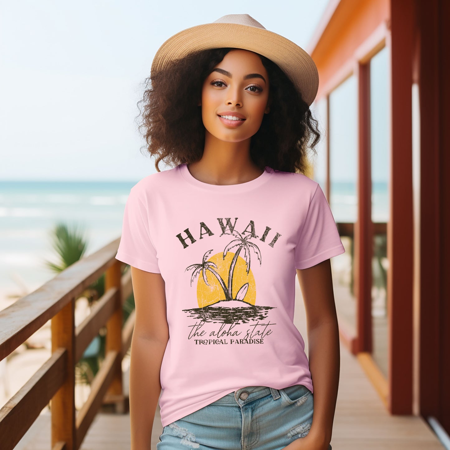 Hawaii Tropical Paradise | Short Sleeve Graphic Tee