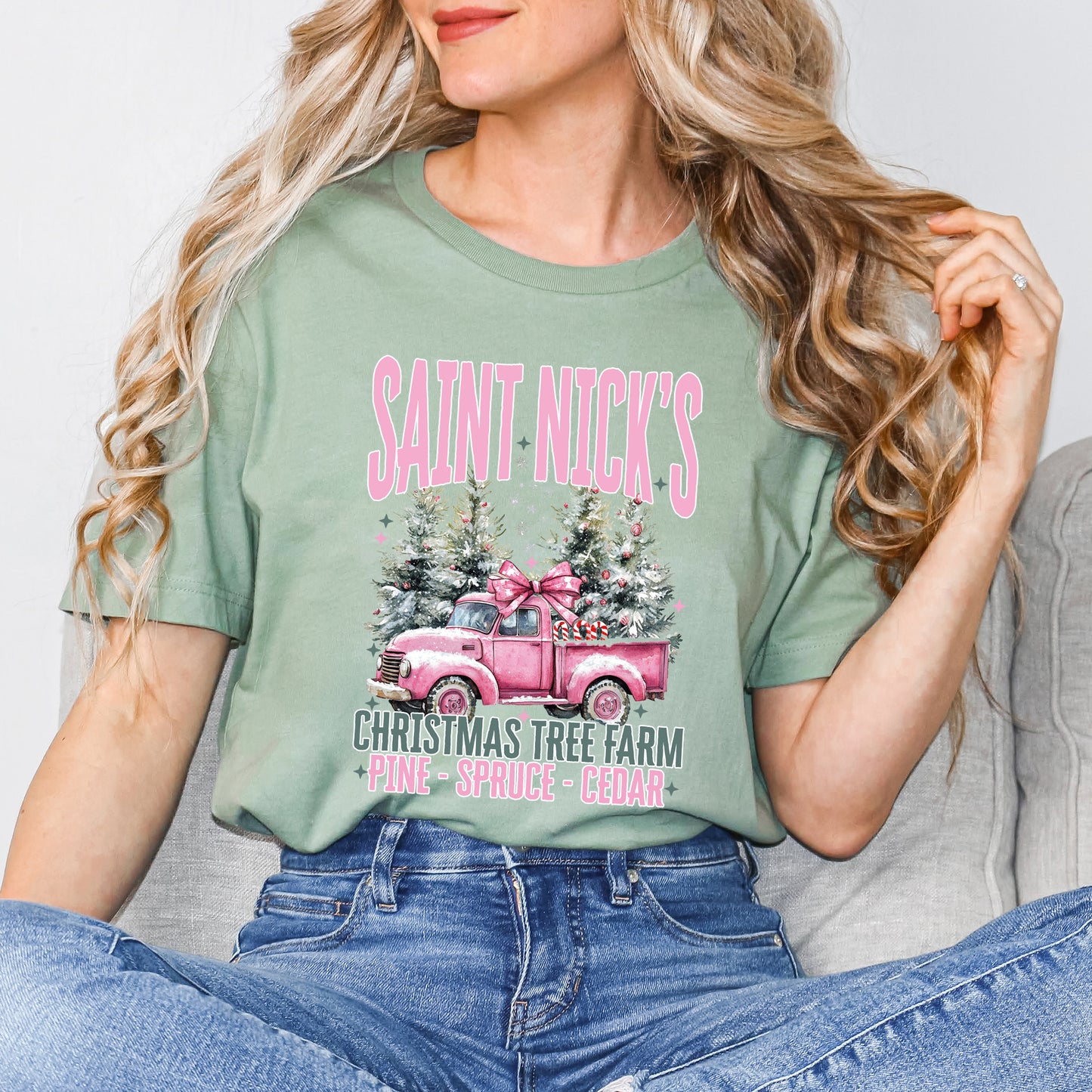 Saint Nick's Farm Truck | Short Sleeve Graphic Tee