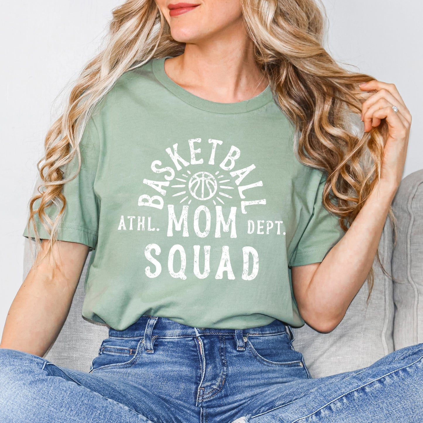 Basketball Mom Squad | Short Sleeve Graphic Tee