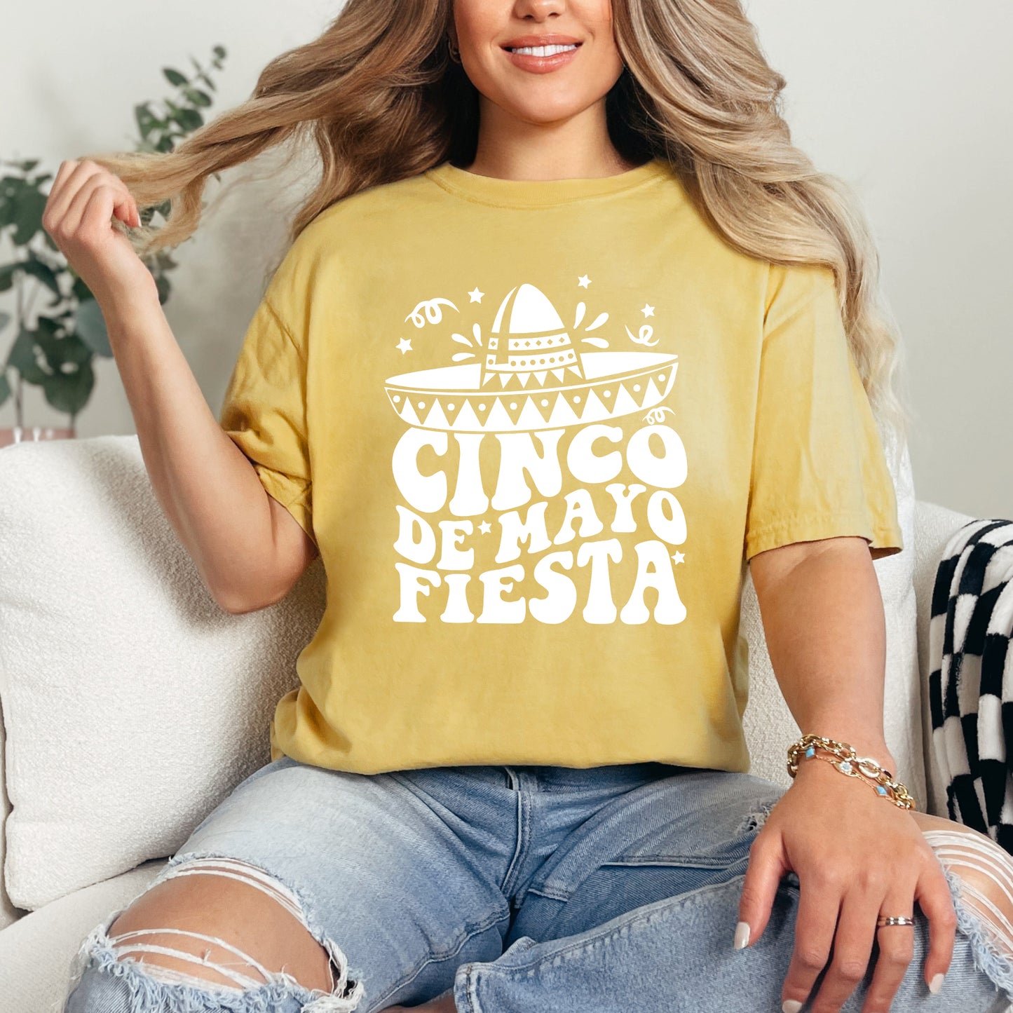 Cinco De Mayo Fiesta | Garment Dyed Short Sleeve Tee