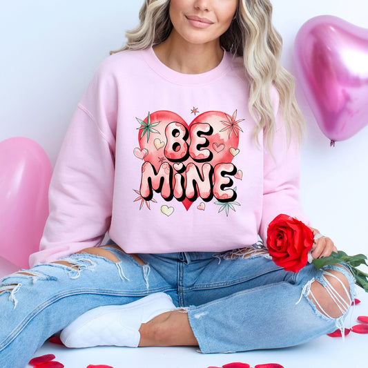 Be Mine Pink Heart | Sweatshirt