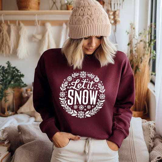 Let It Snow Wreath | Sweatshirt