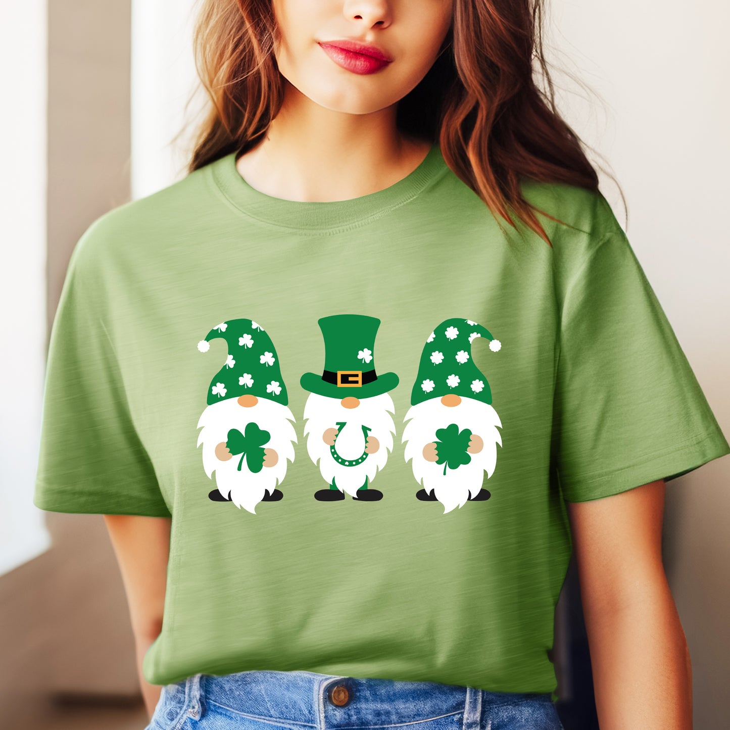 St. Patrick's Gnomes | Short Sleeve Graphic Tee