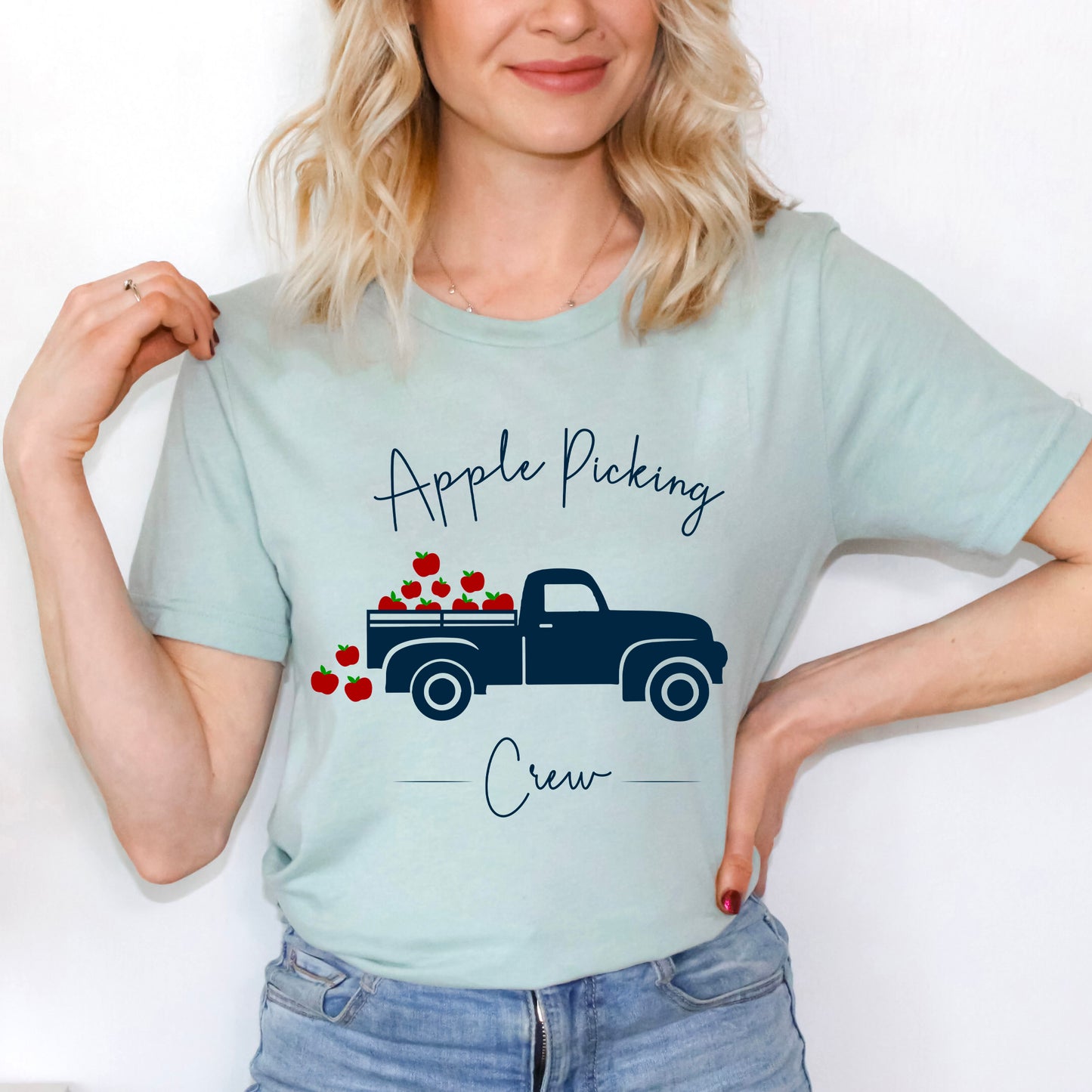 Apple Picking Crew Truck | Short Sleeve Graphic Tee