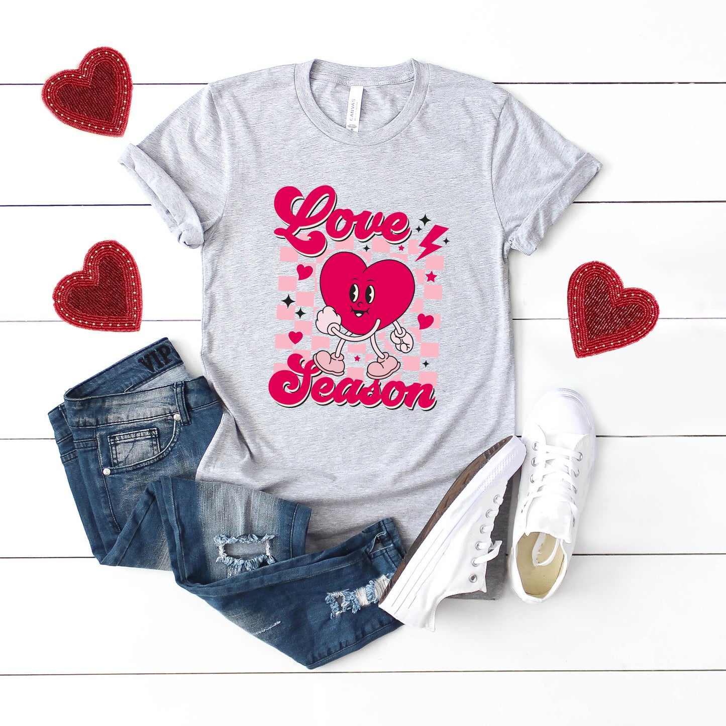 Love Season Heart | Short Sleeve Graphic Tee